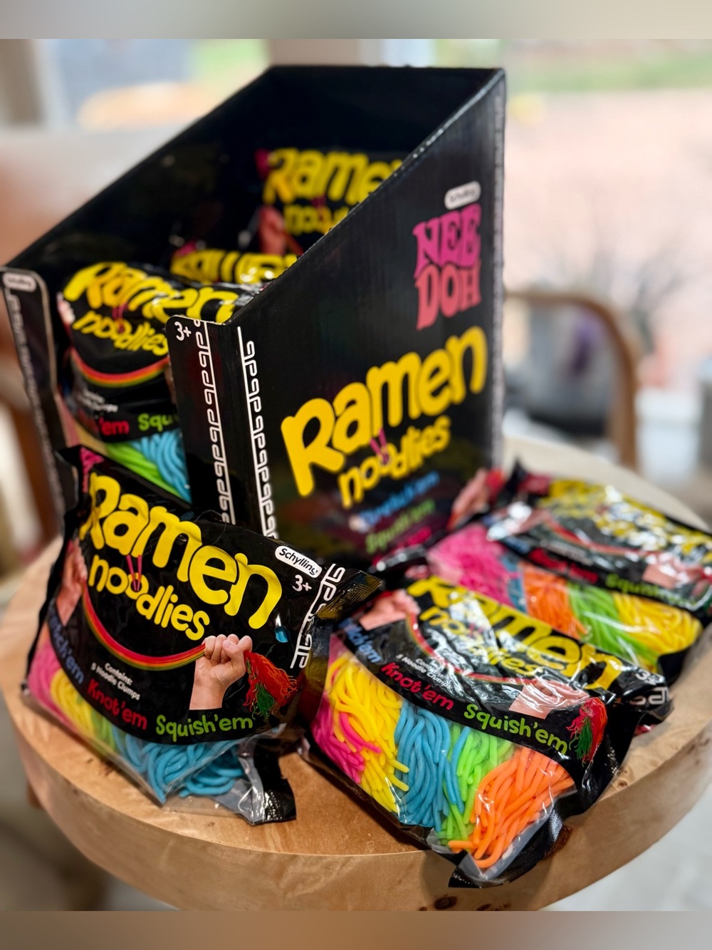 NeeDoh Ramen Noodles Display Box w/ 12 Sealed Packs Schylling Viral - Picture 5 of 10